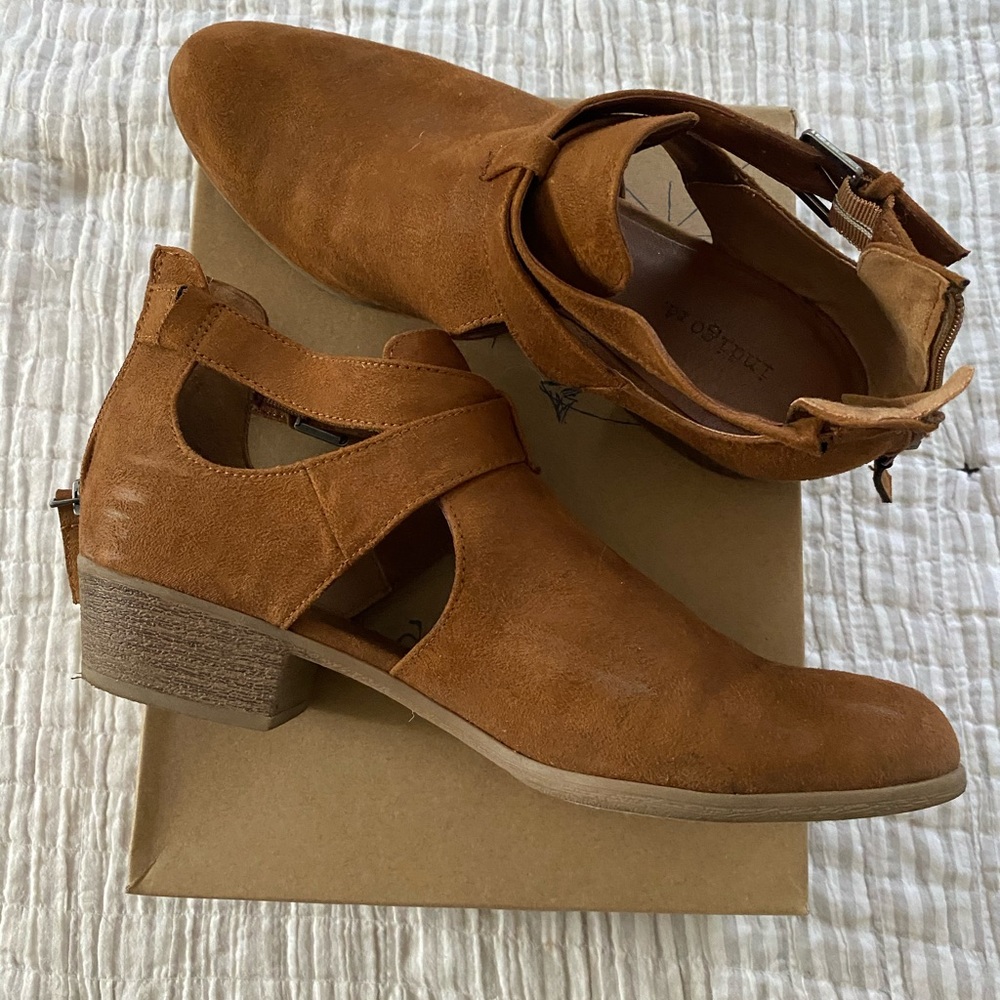 Suede Booties